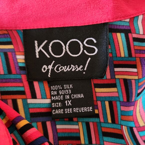 Colorful Patchwork Blouse - Picture 10 of 11